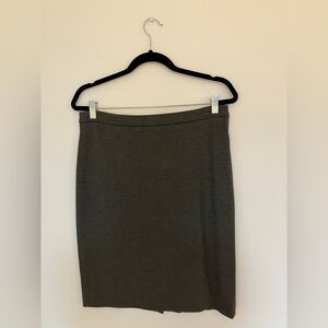 J. Crew Charcoal Grey Pencil Skirt 10 Petite